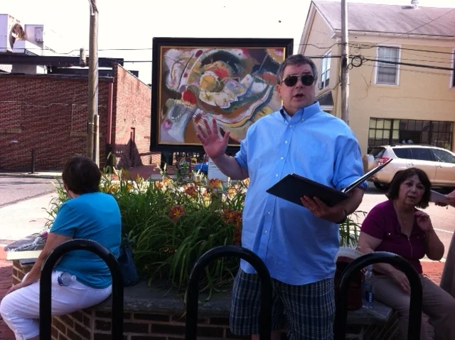 Ed Krizek inspired by Kadinski's "Little Painting with Yellow"