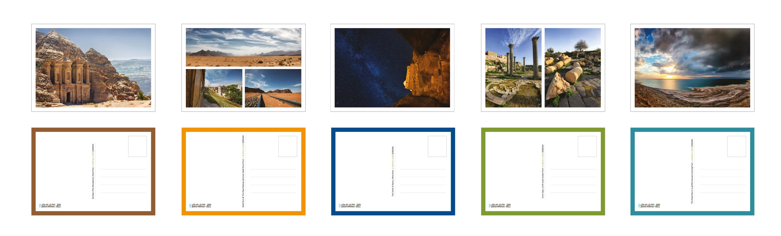 Postcards that were given away with the book at the event.