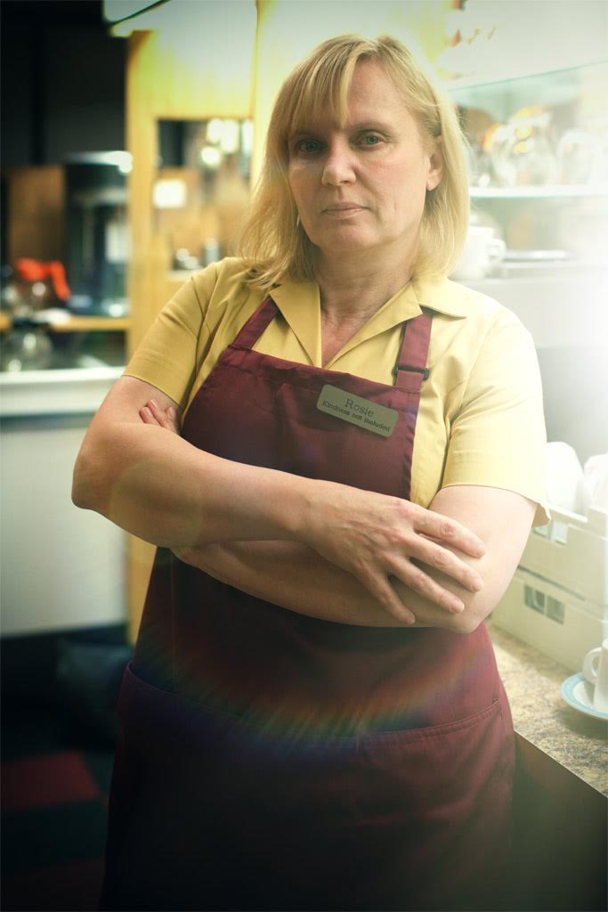 Bonnie Hay as 'The Waitress'