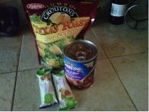 A Challenger's food items