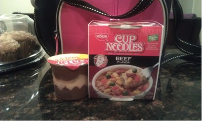 cup o noodles lunch