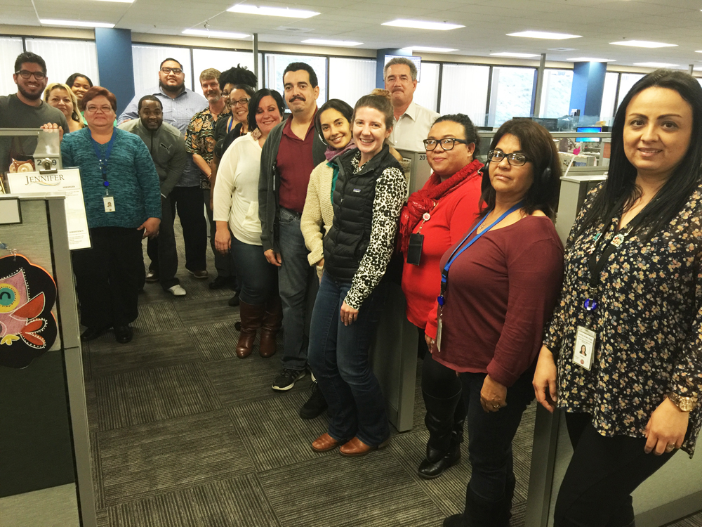 Task Force visits County’s Access Customer Service Call Center