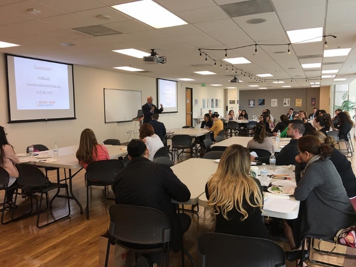 David Loy, Legal Director for the ACLU of San Diego and Imperial Counties presents on the rights of immigrant families and accessing food assistance at the May CalFresh Task Force regional meeting.