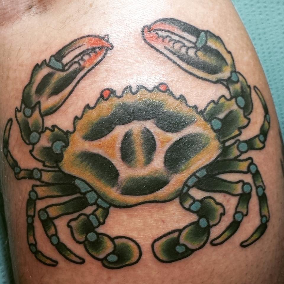 crab tattoo — Blog — Independent Tattoo - Dela-where?