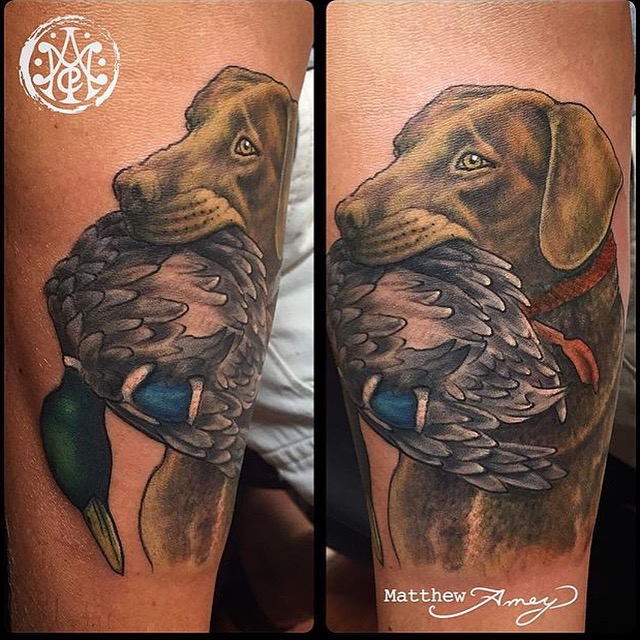 Anas platyrhynchos or Mallard duck by Dave Wah at Stay Humble Tattoo Co in  Baltimore MD  rtattoos