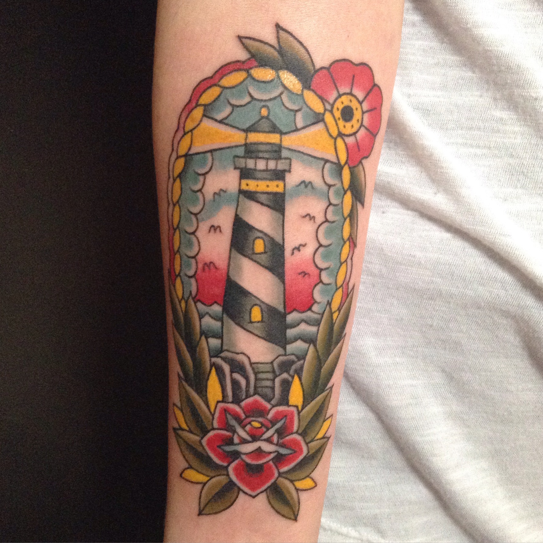 30 Lighthouse Tattoos Popular Designs Trending Ideas  Meaning  100  Tattoos