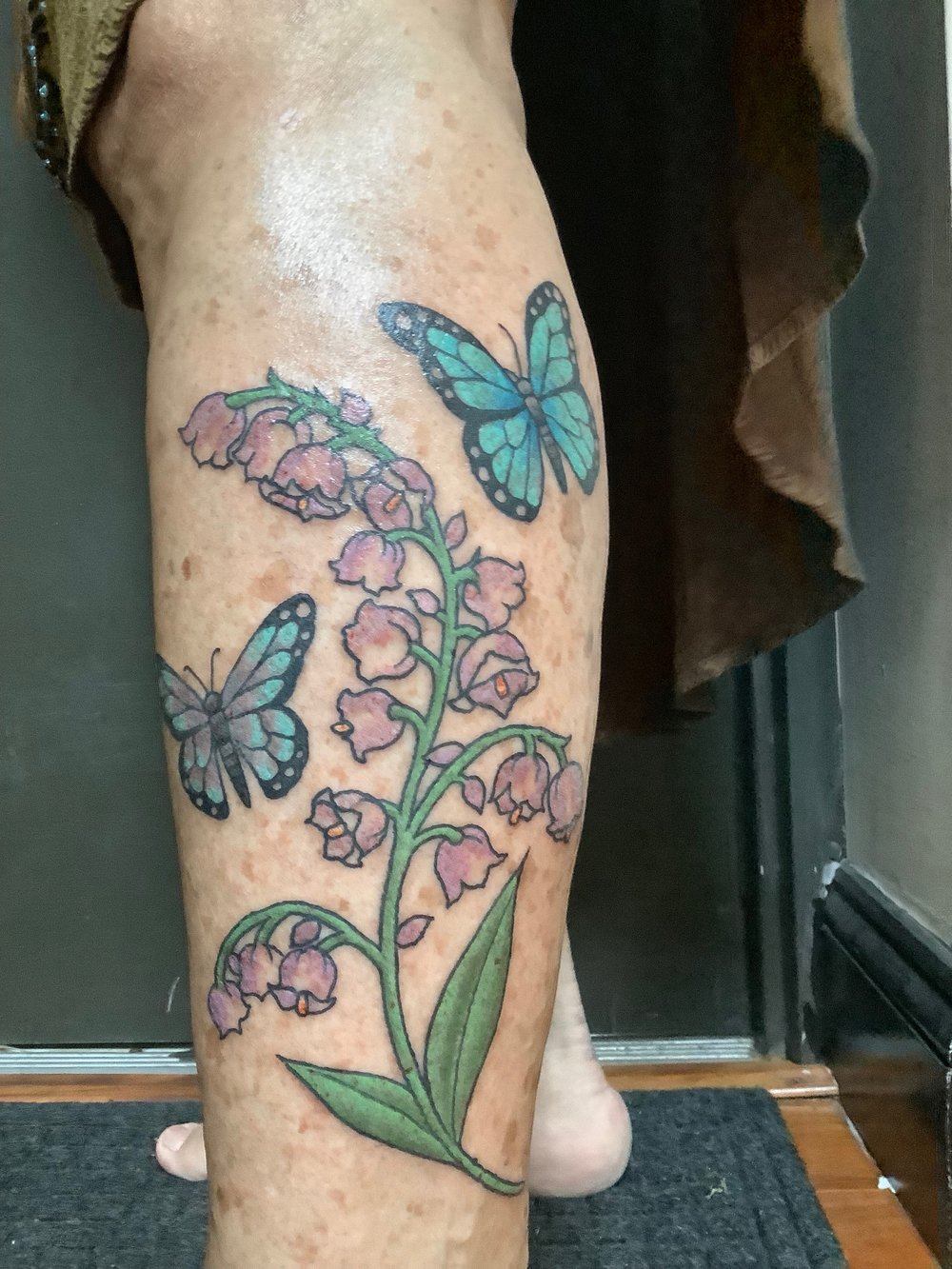 Lilies of the valley tattoo
