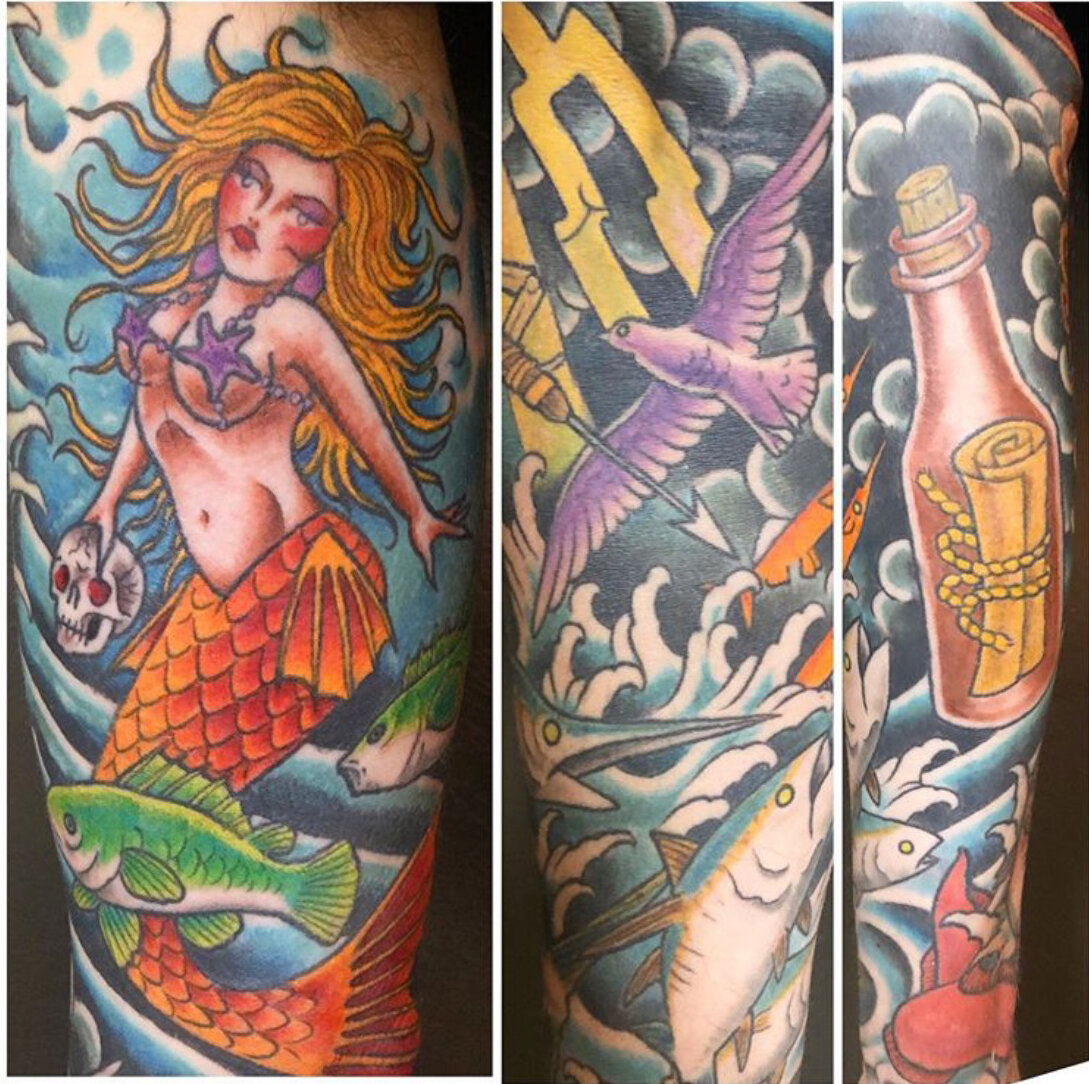 A Fine Madness Tattoo  Healed mermaid by monica  afinemadnesstattoosgmailcom  myheartstrings  Facebook