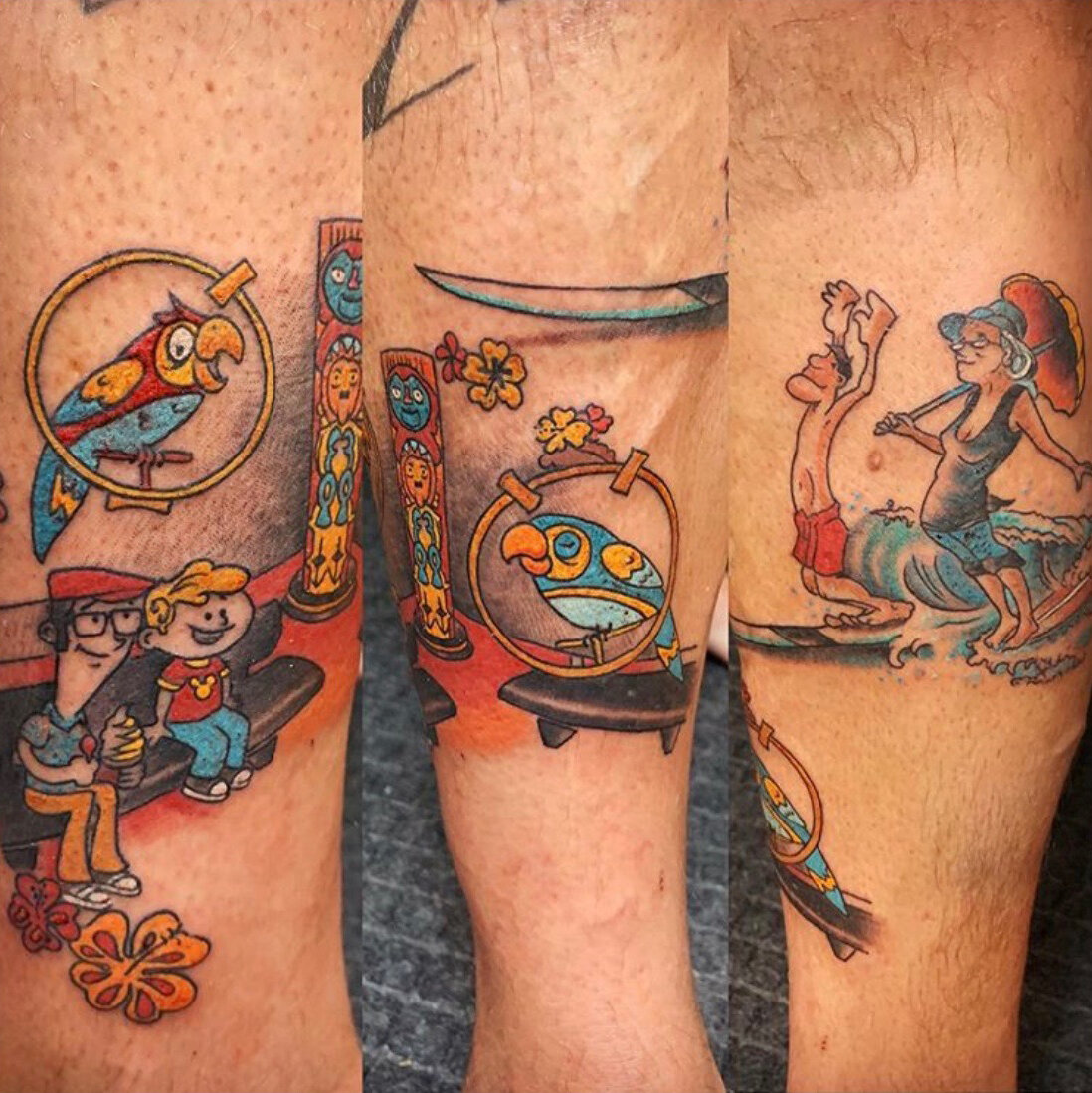 Tattoo uploaded by Ben Hart  Spongebob and Patrick  Tattoodo