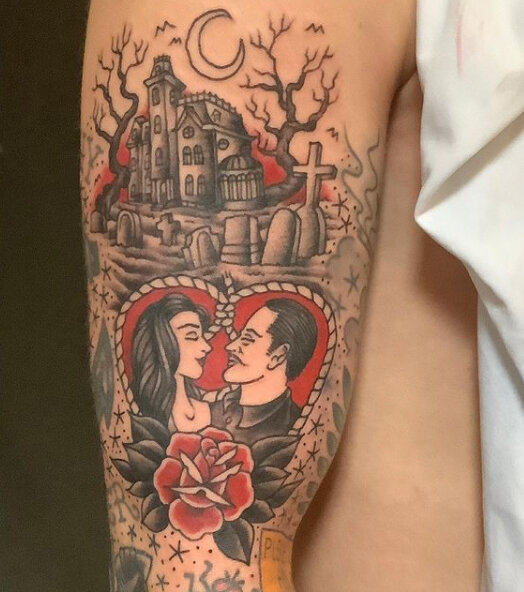addams family tattoo — Blog — Independent Tattoo - Dela-where?
