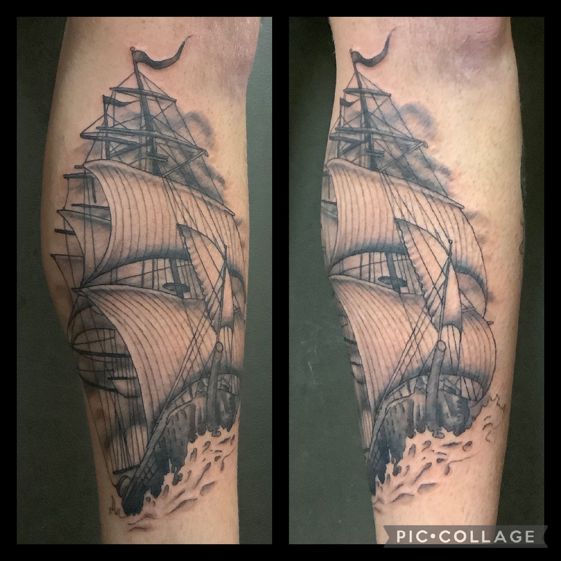 Tattoo of the Week: Nautical Leg Sleeve — Independent Tattoo