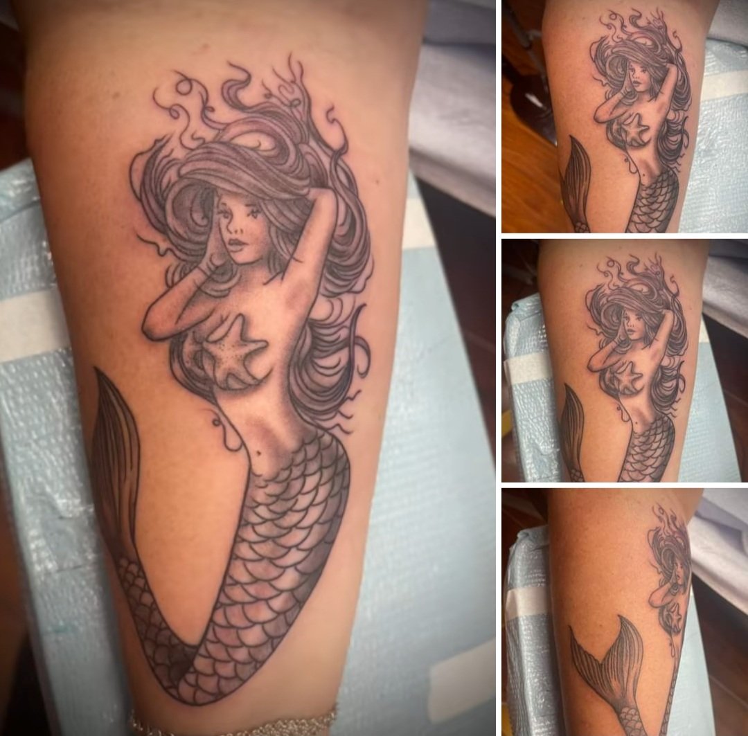 Mermaid Tattoo - The Order Custom Tattoos - The Order Custom Tattoos