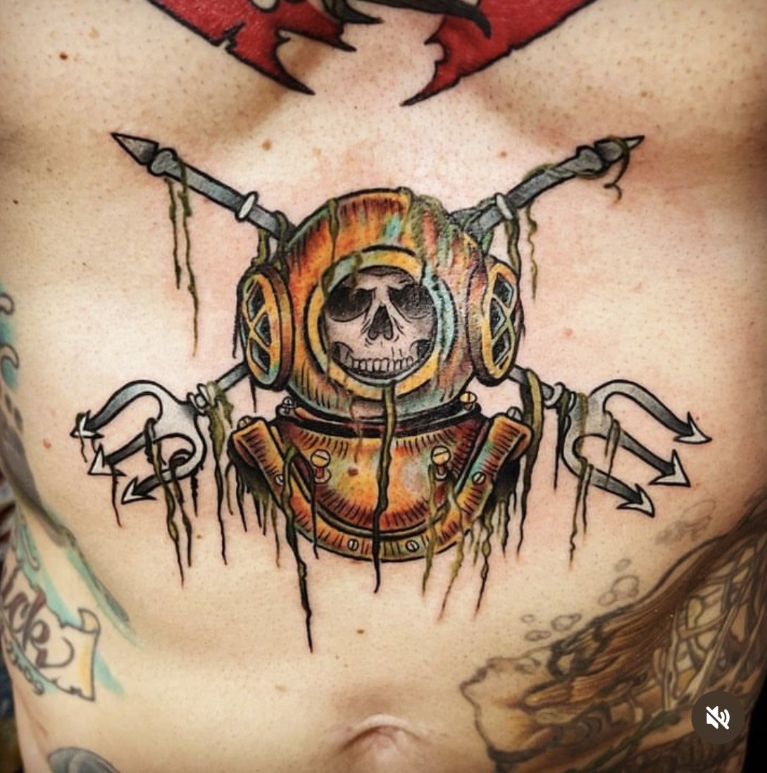 Skull Tattoo, february, december, January, Underwater diving, Underwater,  2010, Bicycle Helmets, 2012, bicycle Helmet | Anyrgb