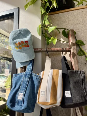 Tomato Hat in Light Denim — Aly Miller Designs