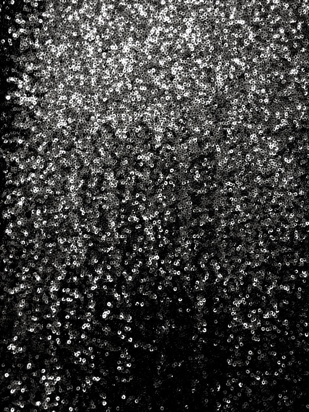 Midnight Black Glitter Bling Sequin Cover
