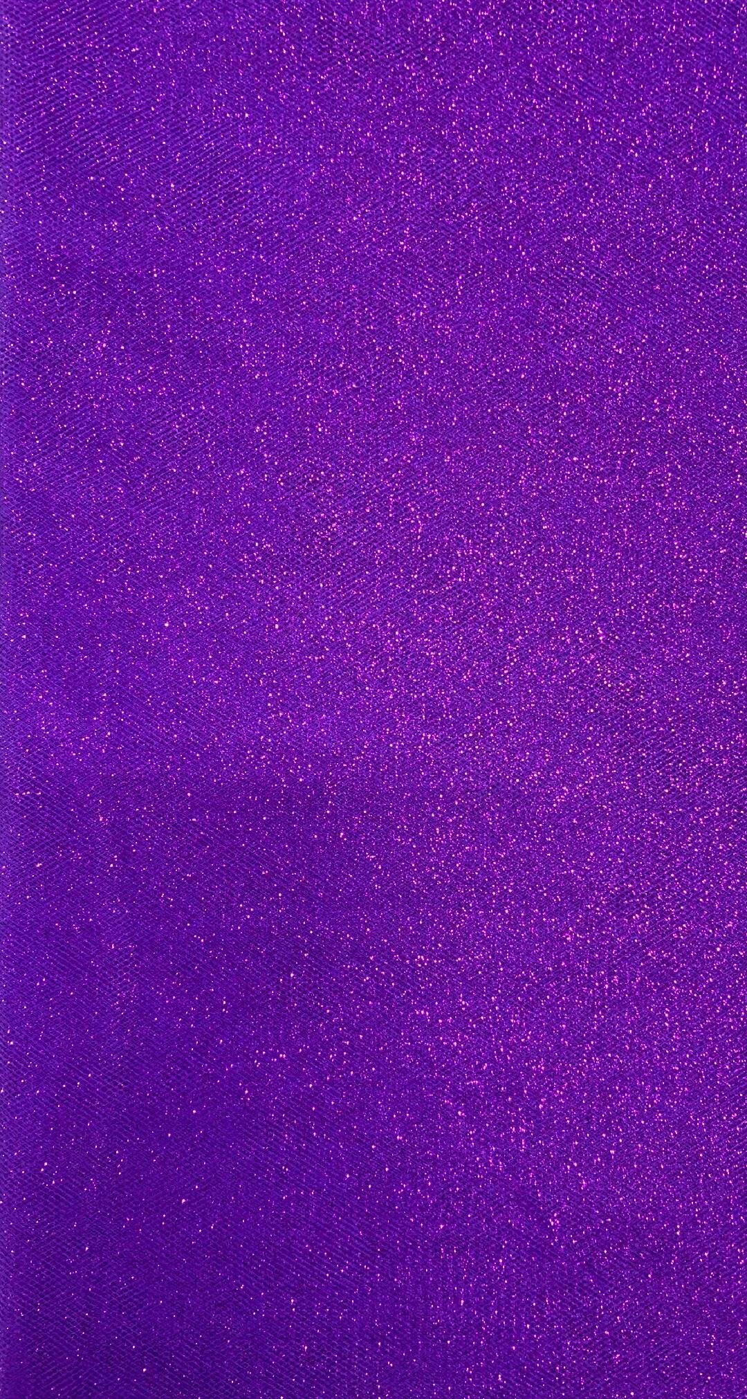 Glitter Tulle Purple — Textile Discount Outlet