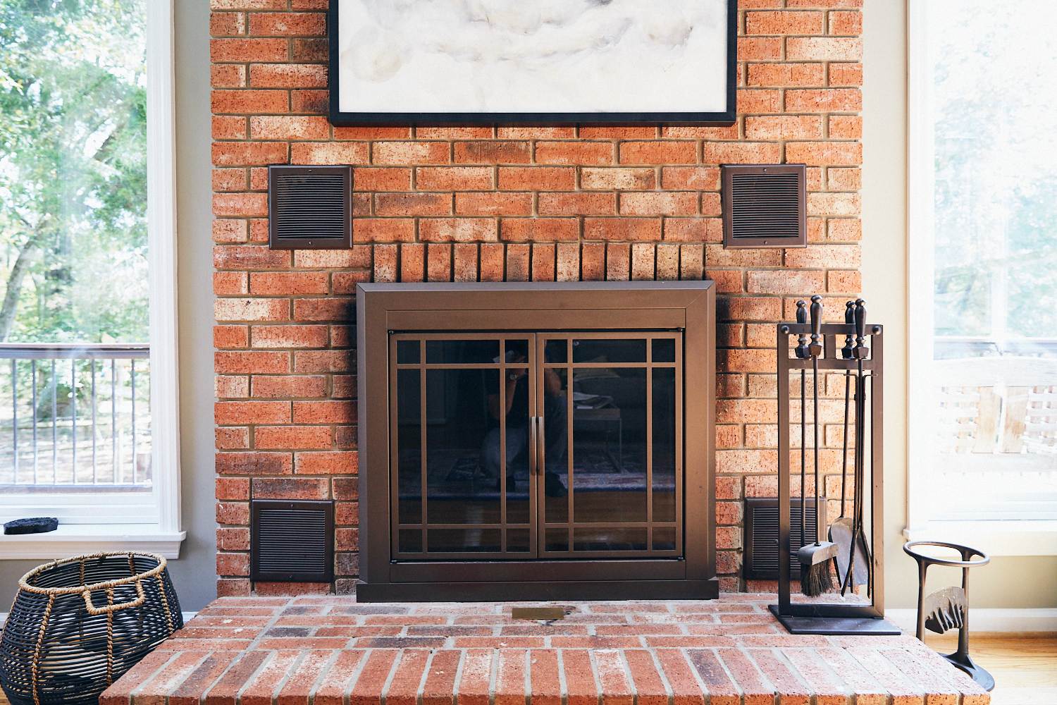 Fireplace works and wood is available if we want to use it.
