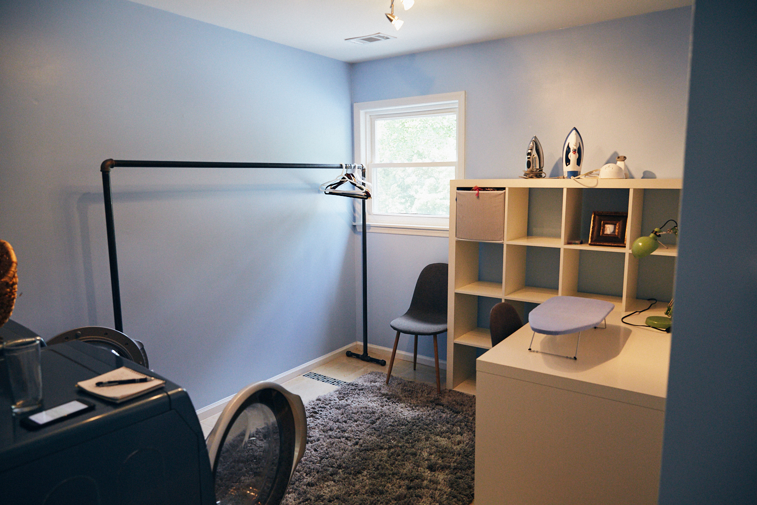 Upstairs laundry - H&M and wardrobe staging