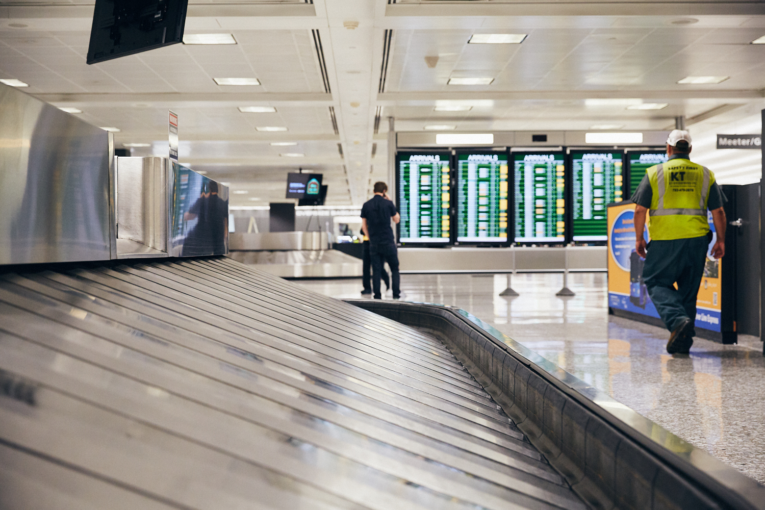 Baggage Claim 6 - United, not use often. Could be a secondary option if baggage claim 10 gets busy.