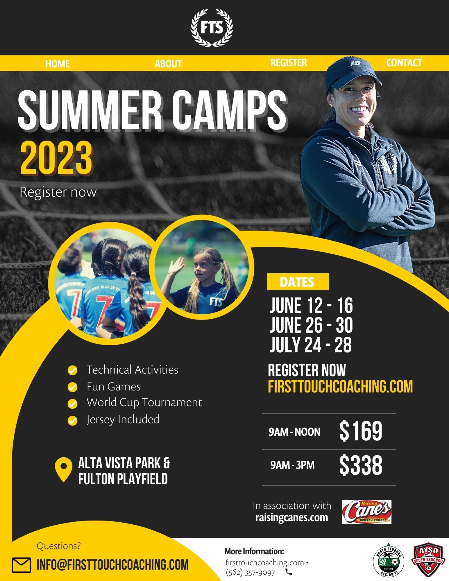 More Summer Soccer Camps