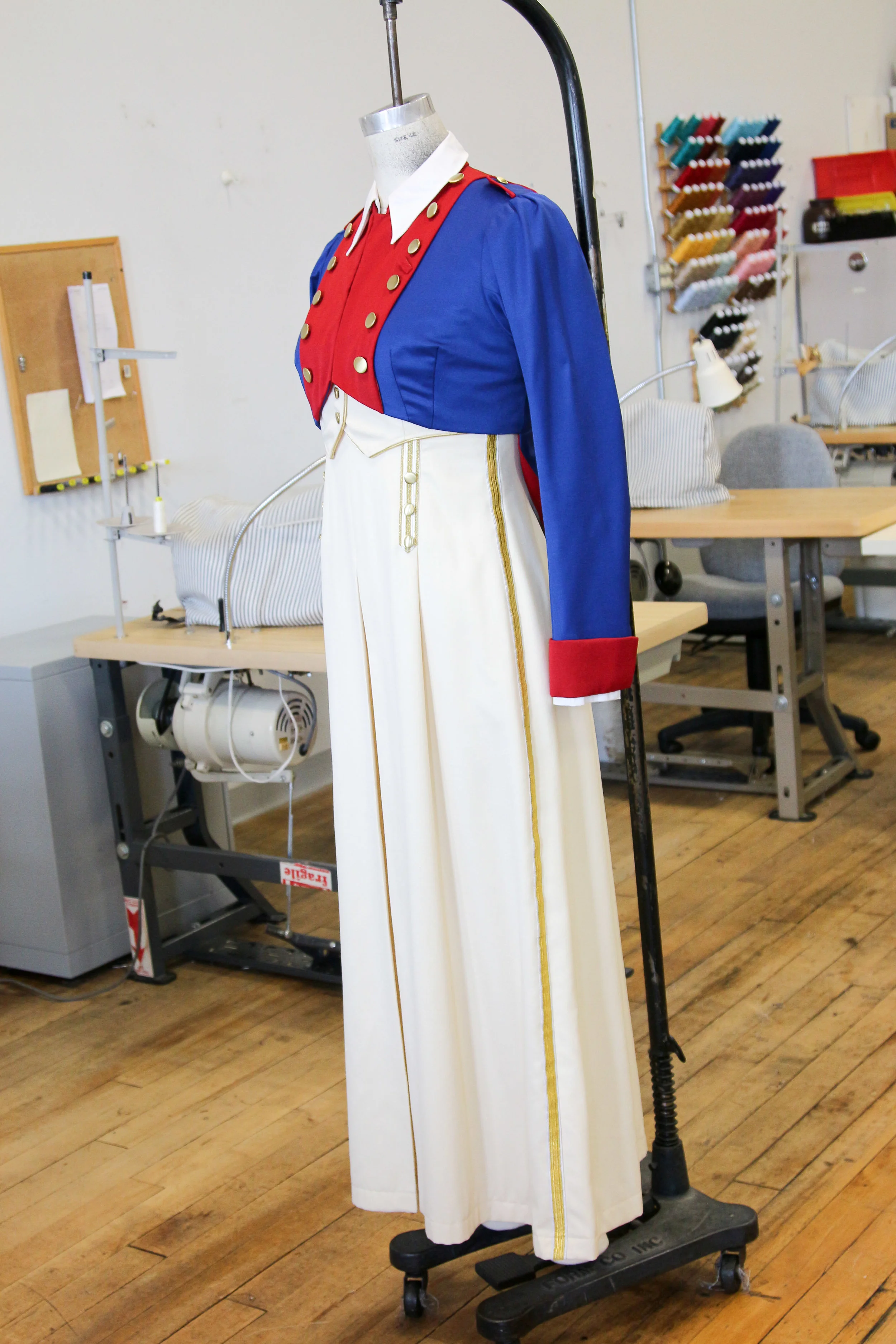  The Daughter of the Regiment /Washington National Opera/2016 design by Zack Brown draping by Bill Nelson 