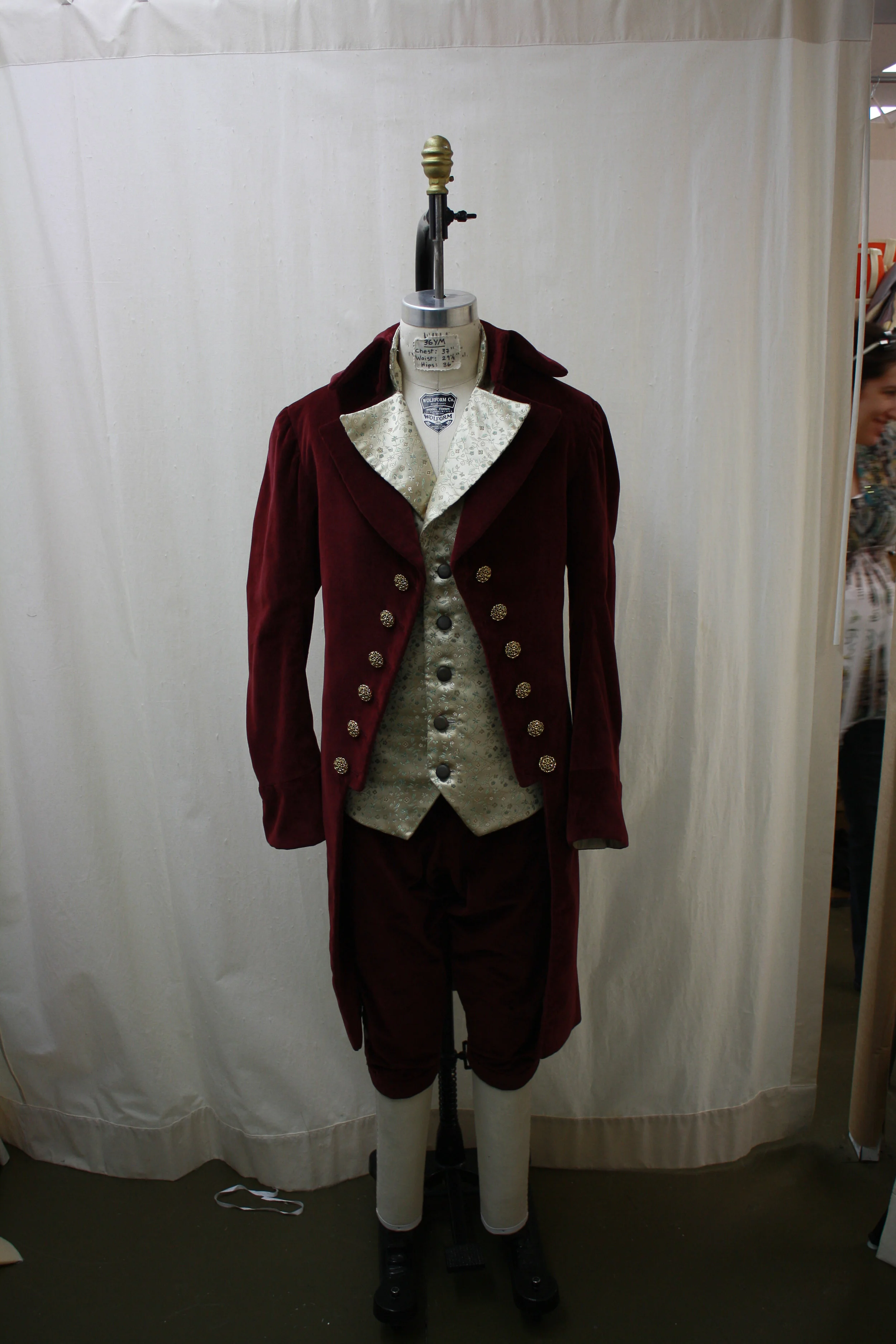   The Madness of George III /The Old Globe/2010 design by Deirdre Clancy draping by Randal Sumabat 