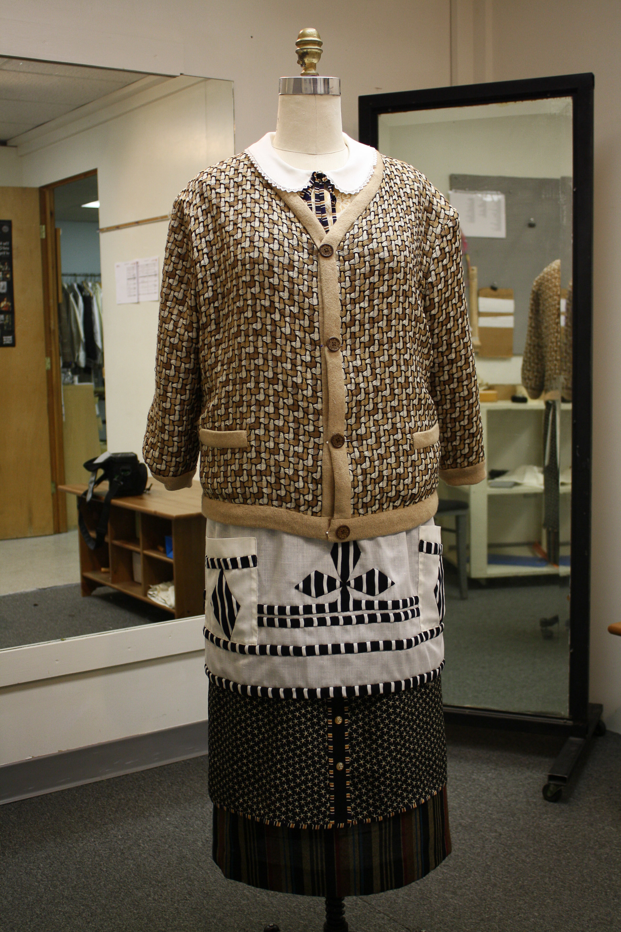   Miss Hodge- cardigan Design for Living /Shakespeare Theatre Company/2009 design by Robert Perdziola 