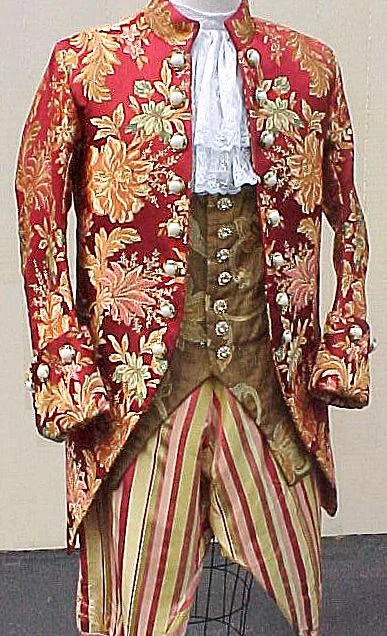   breeches, waistcoat, cravat and coat Amadeus /Lamb’s Players Theatre/2006 design by Jeanne Reith 