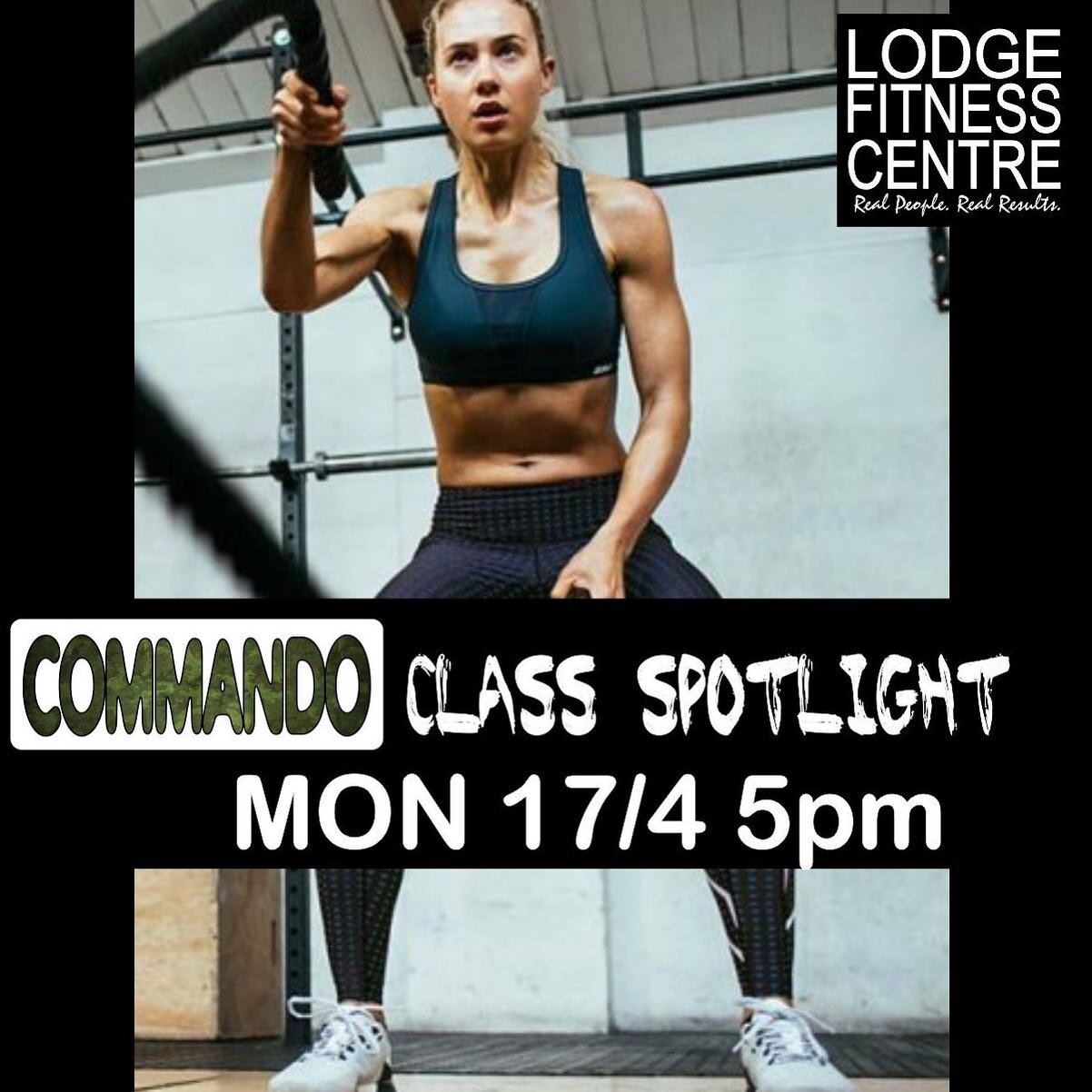 Have you tried our Commando Bootcamp? Our class spotlight is your chance! Bookings open now on the app! #livelodgefit