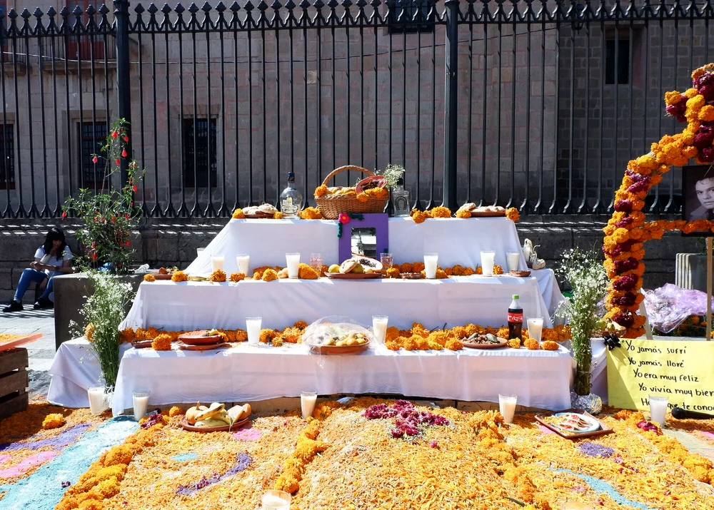 from the display of altars in Centro Historico