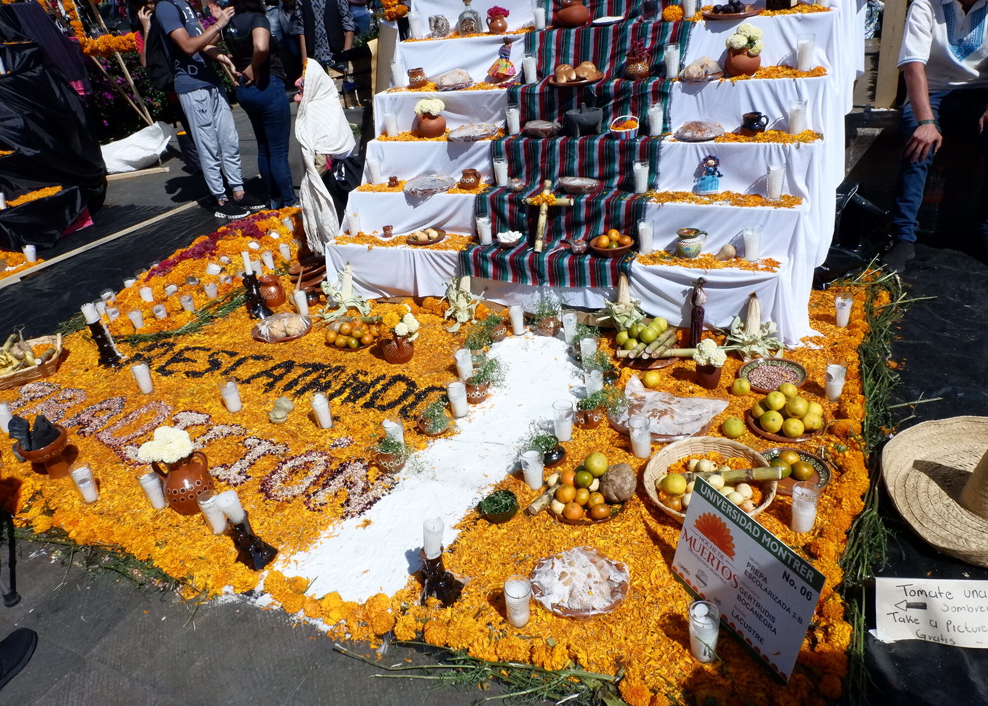 from the display of altars in Centro Historico