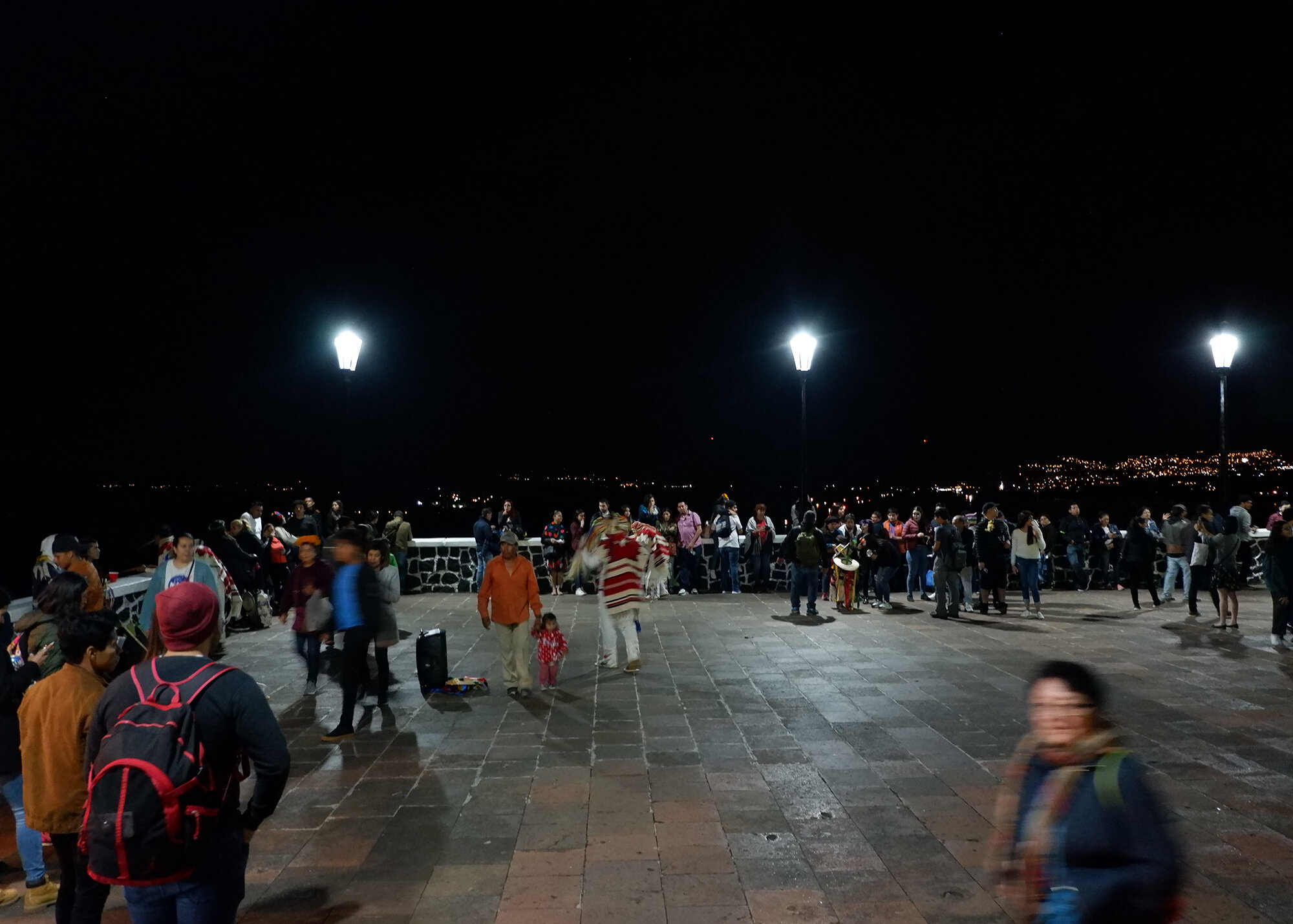 dancers at the top of the island