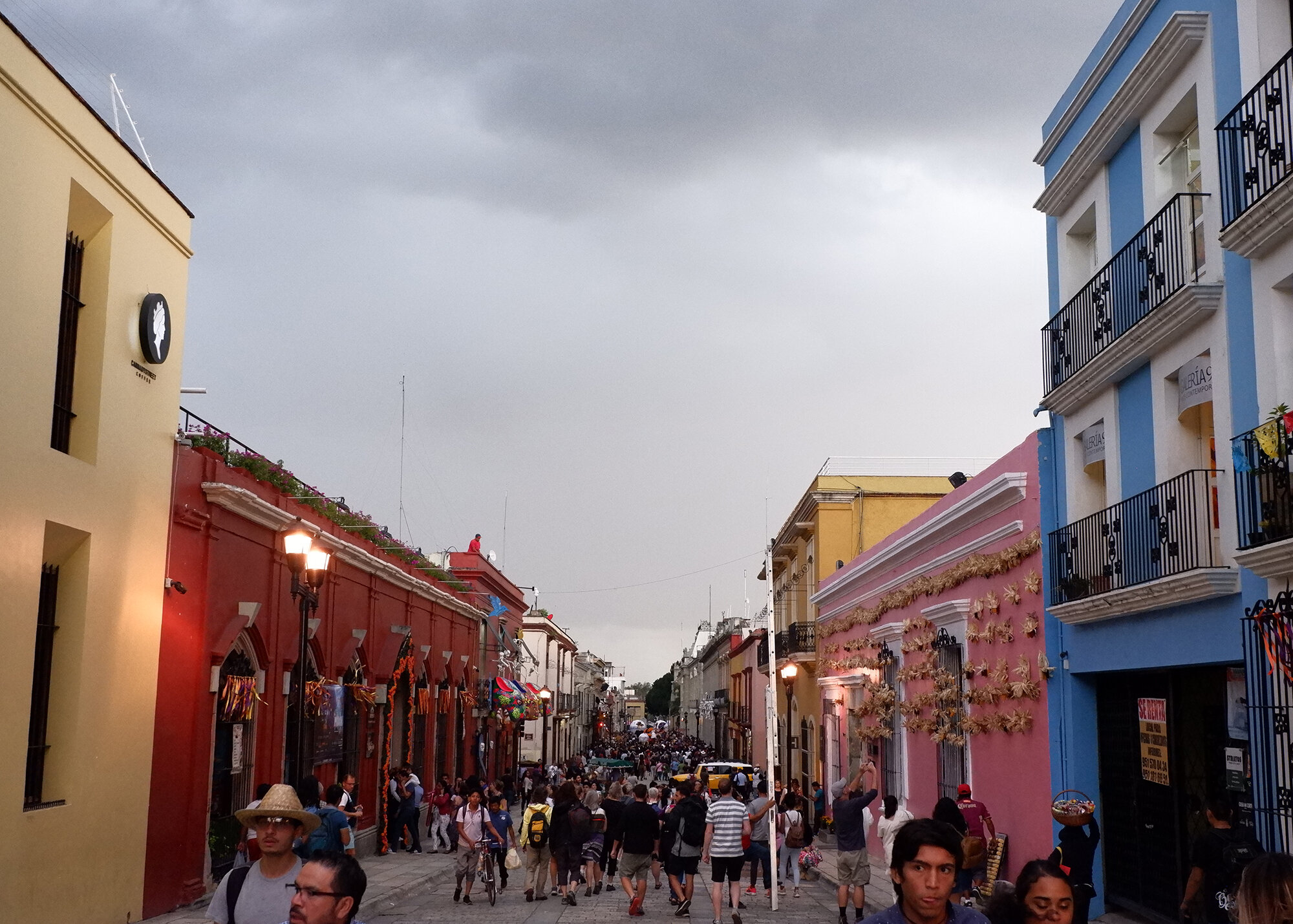 downtown in oaxaca centro