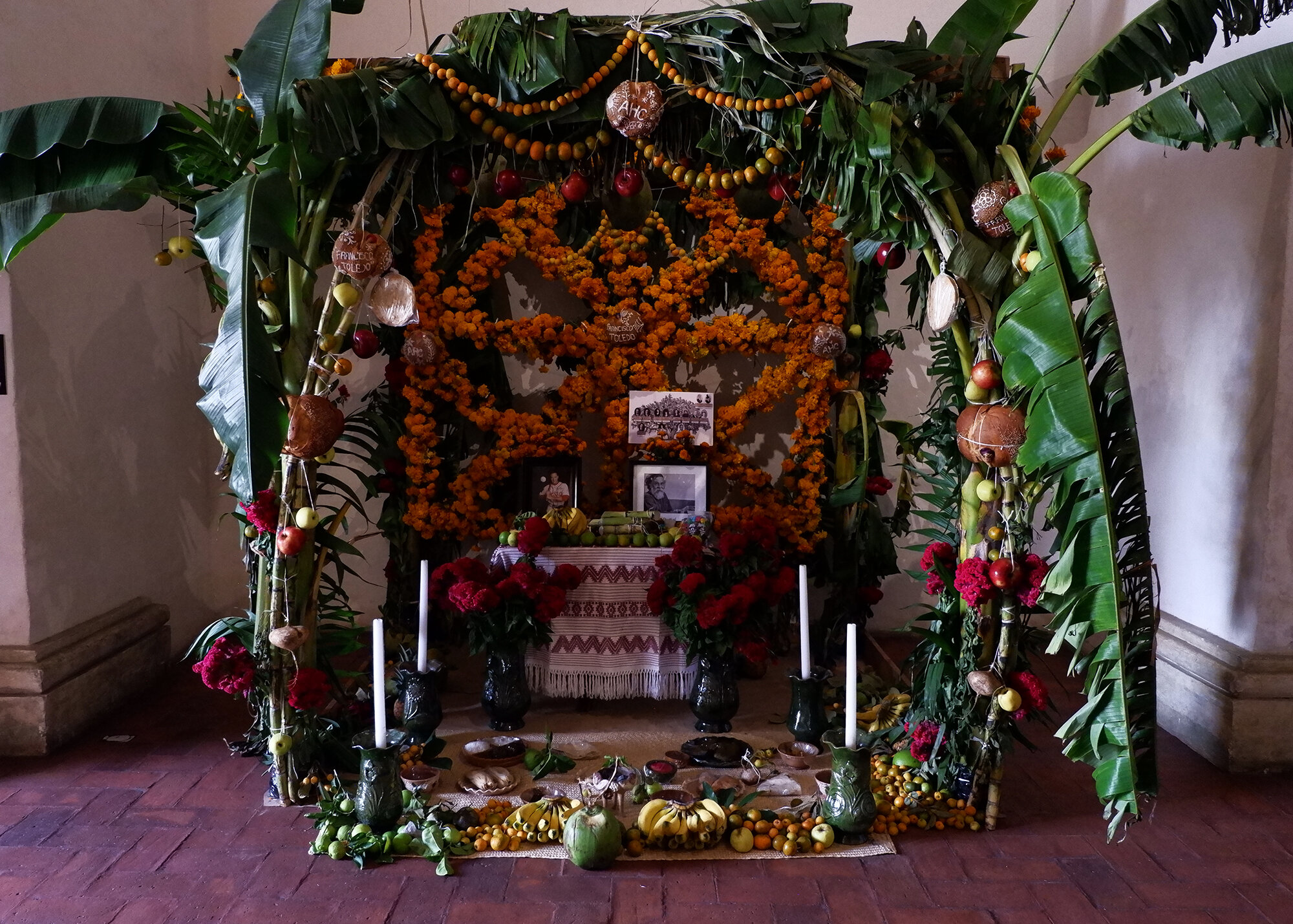 altar for El Maestro Francisco Toledo