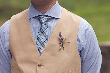 Photocredit: Sonlight Imaging Who says the groom has to wear a three piece suit? Wearing a vest is trendy, and perfect for hot summer weddings.
