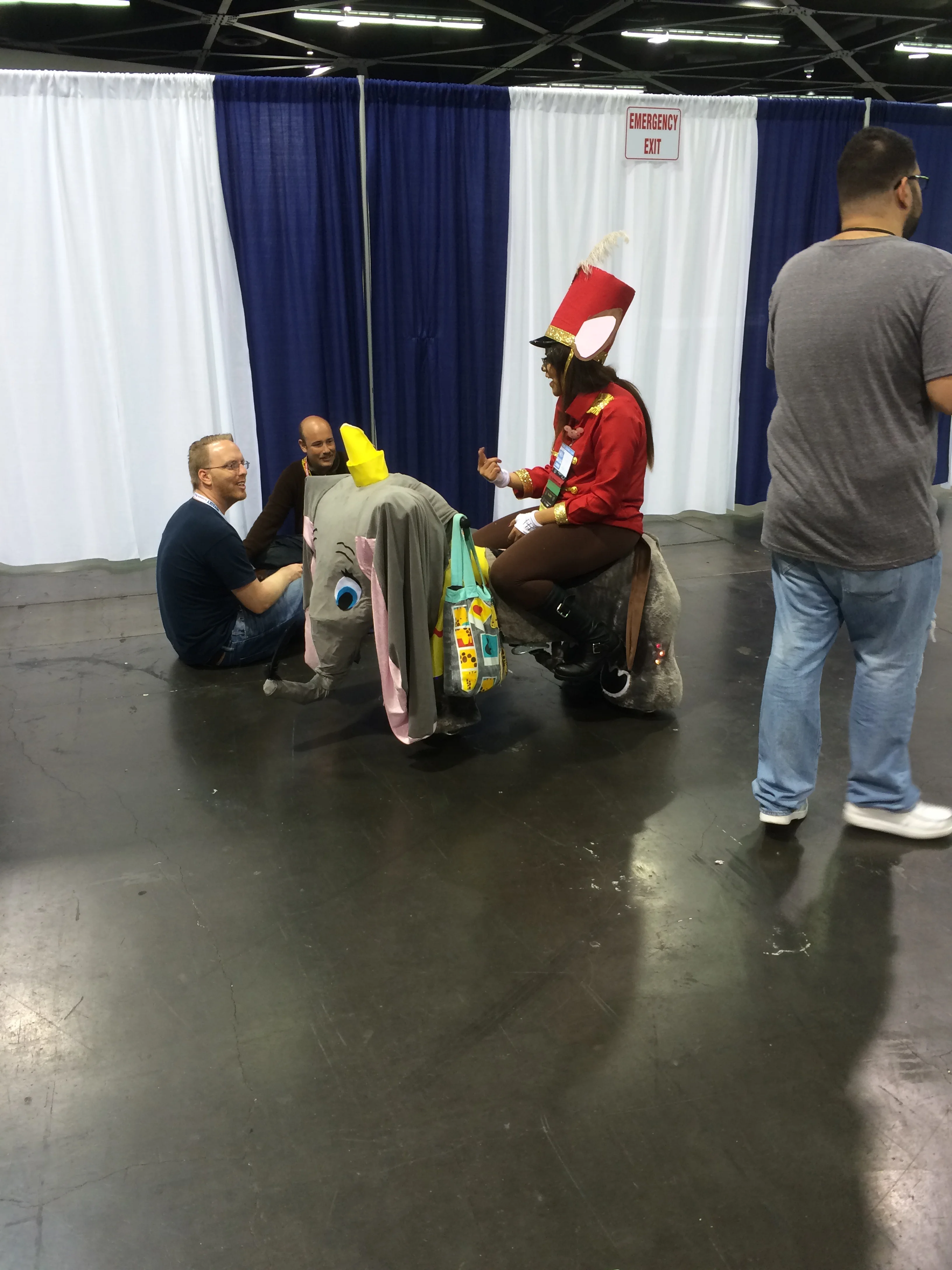 Dumbo was a motorized scooter!
