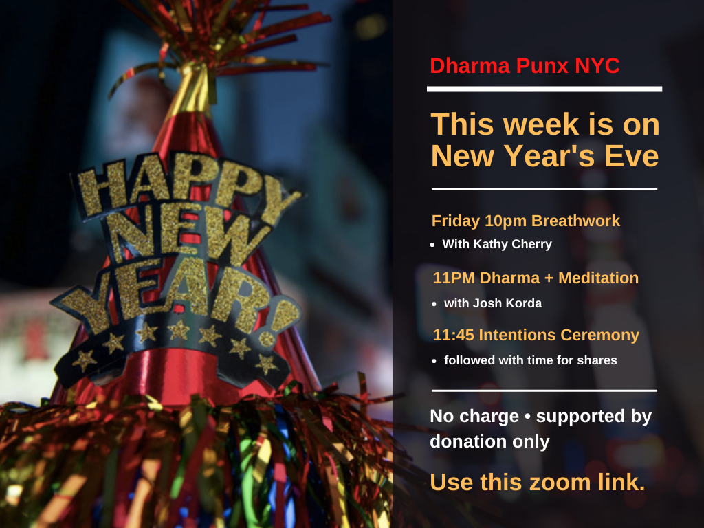 Dharma Punx NYC NEW YEARS EVE Breathwork Circle
