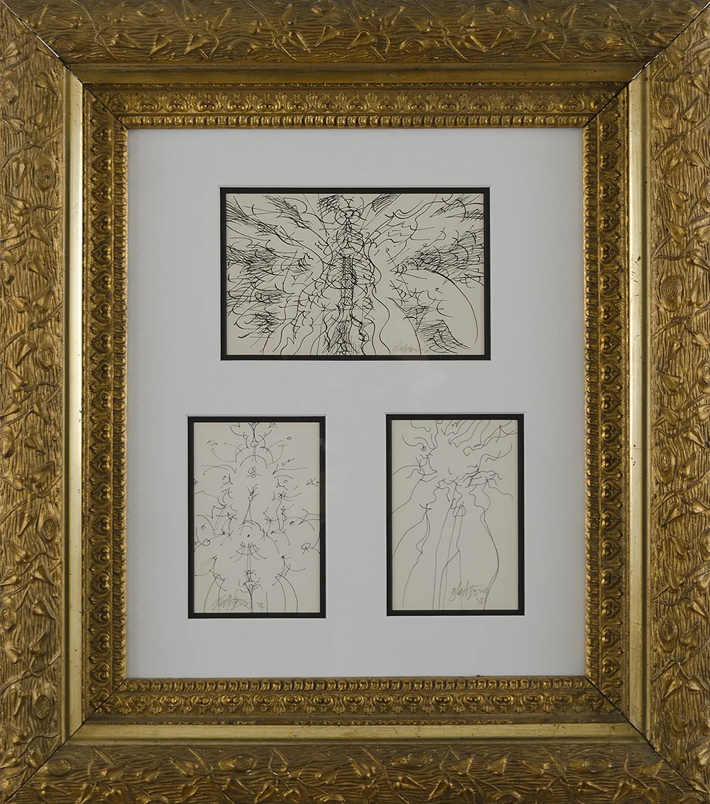 Framed Gladstone Sketches