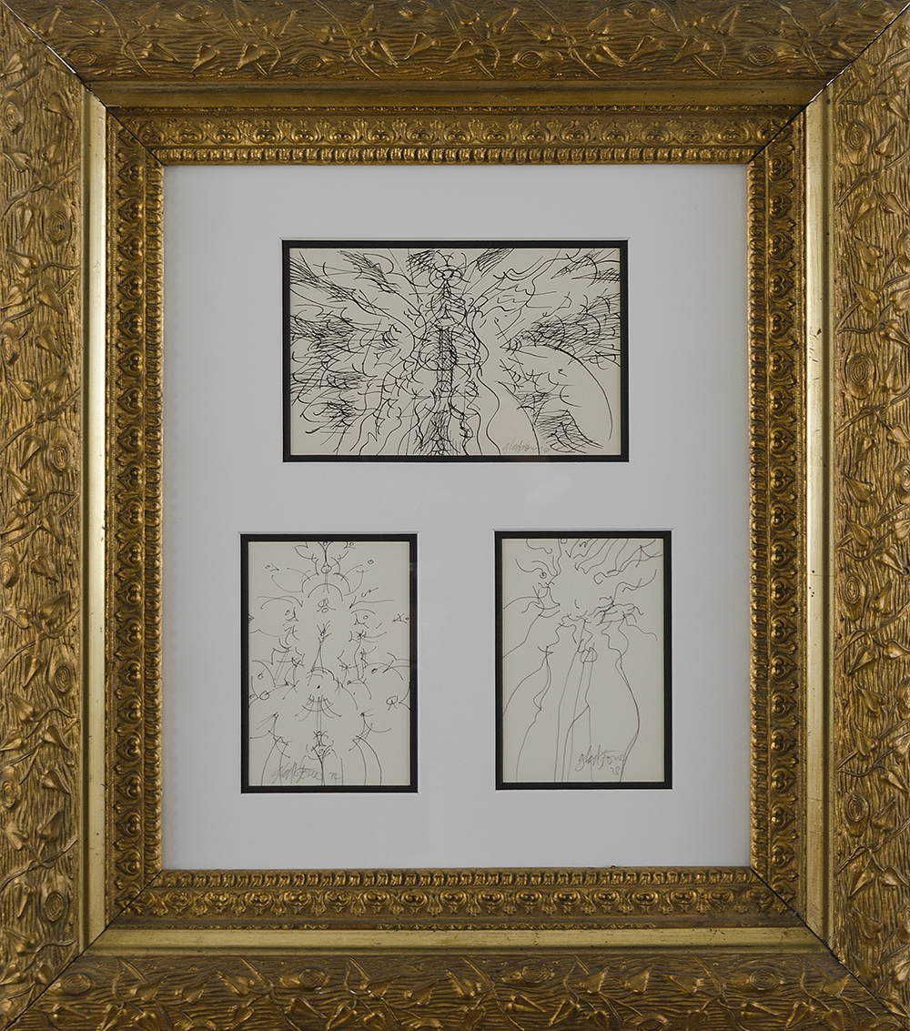 Framed Gladstone Sketches