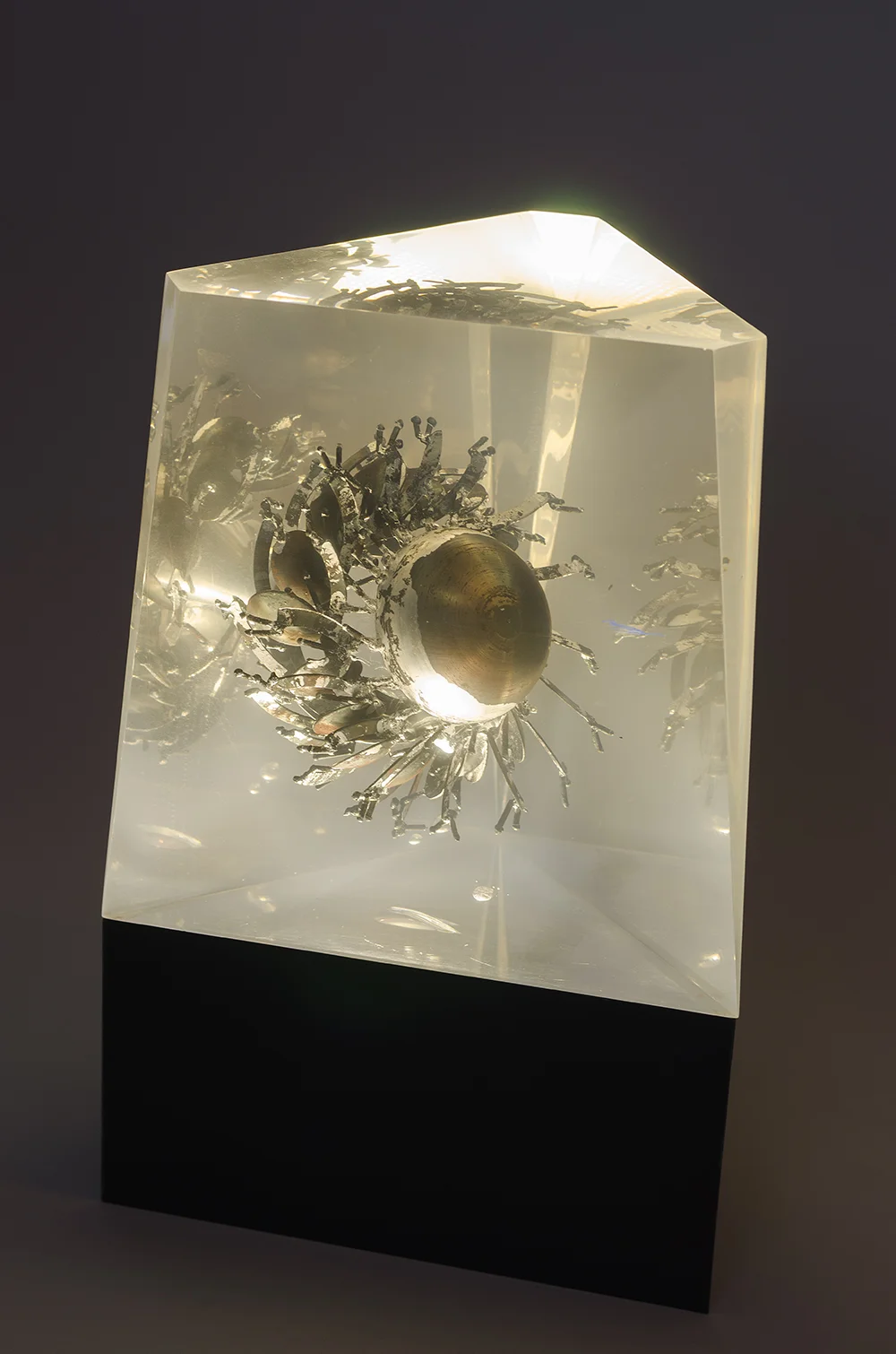 Lucite Lamp