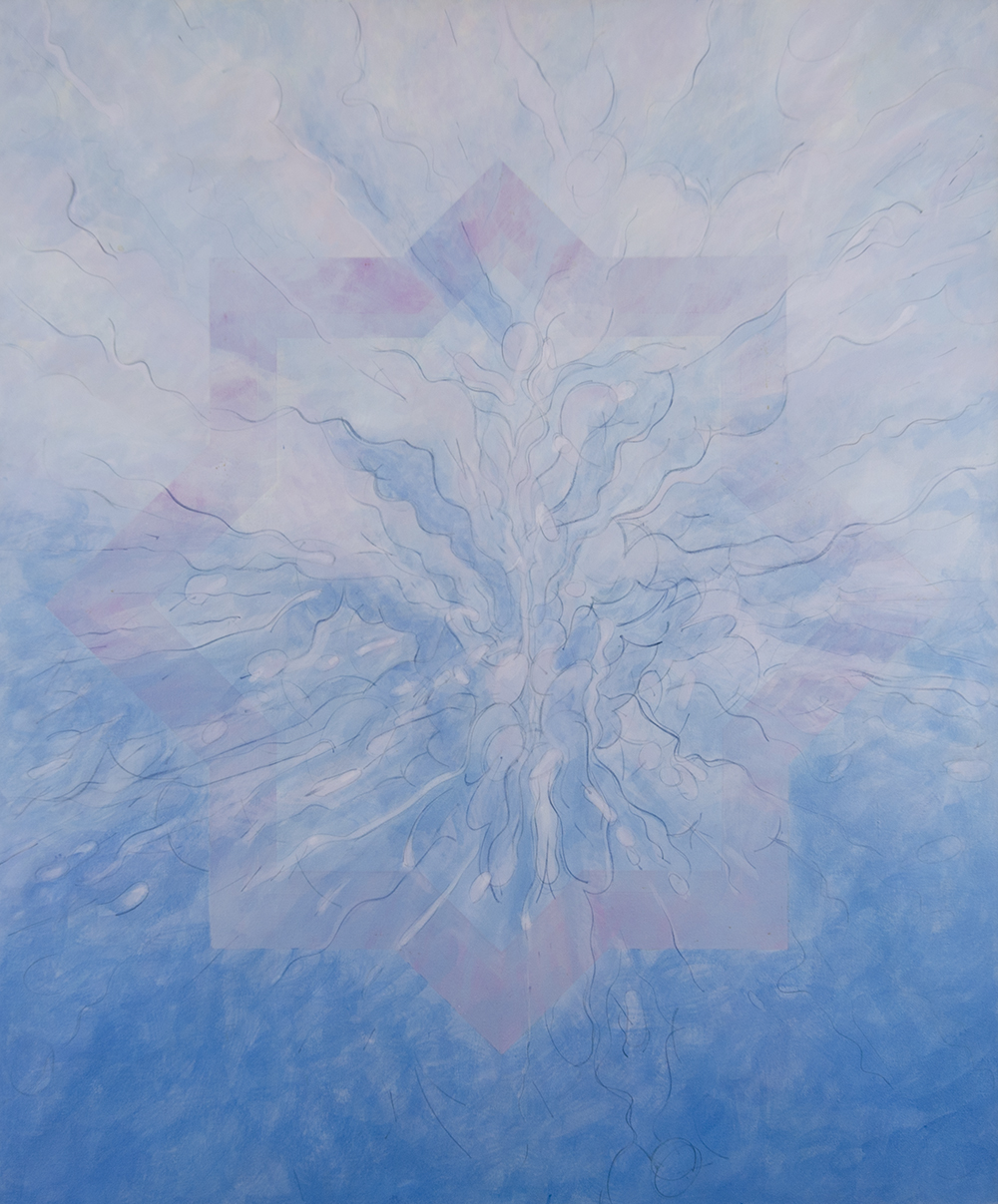 Oil on linen 54" x 45"