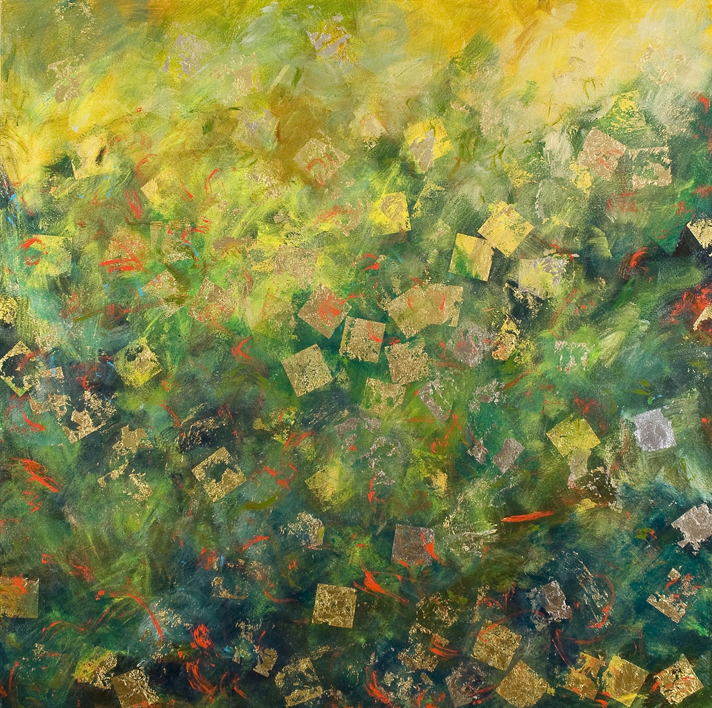 Green Yellow Square