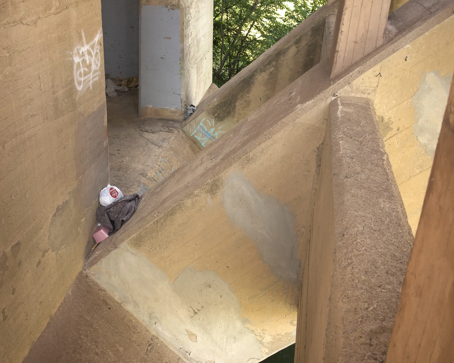 Under Bridge over Trinity behind Heritage Park, May 4, 2014. Terry Evans