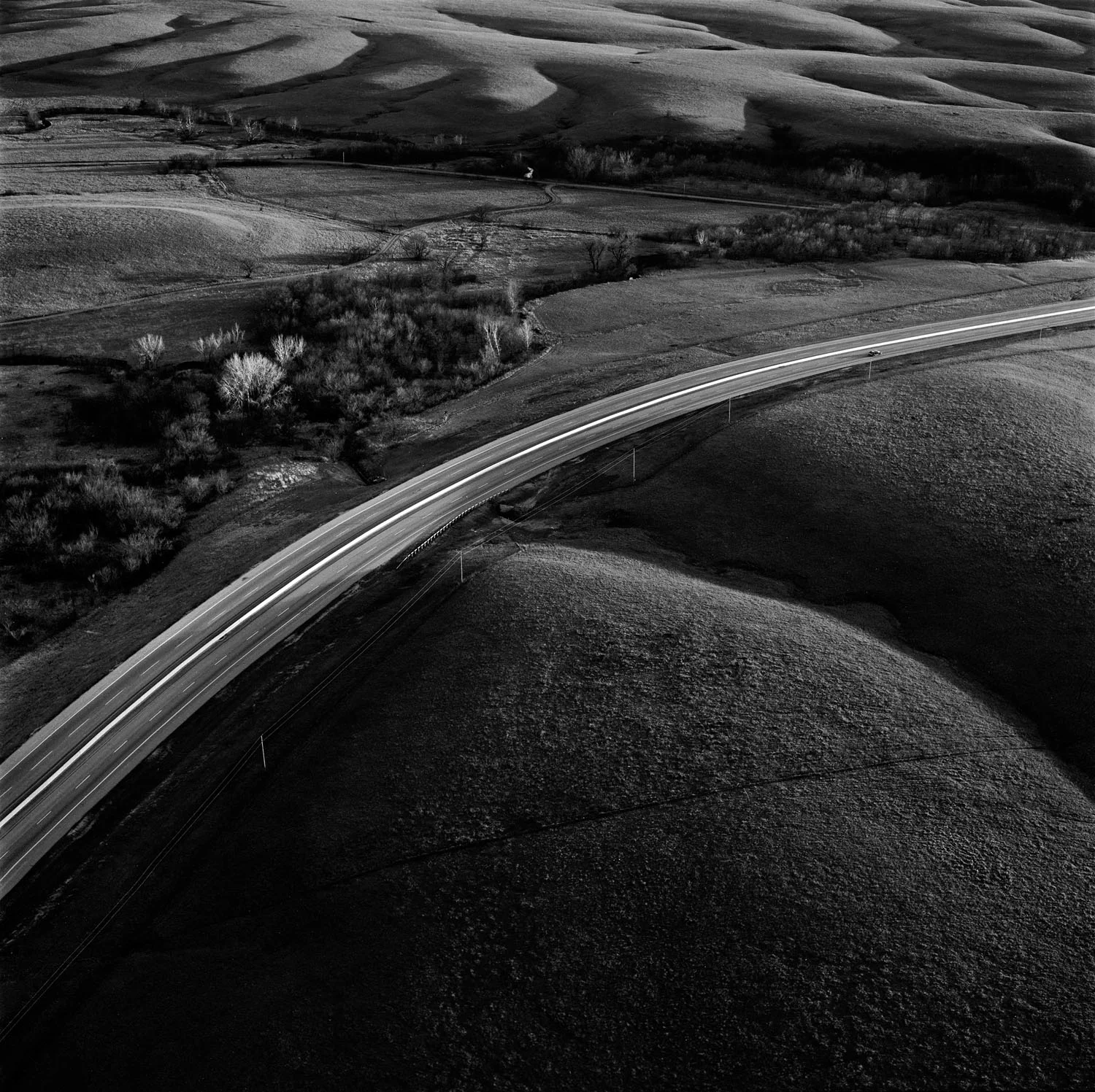 I- 35 through the Flint Hills, Chase Co., KS.