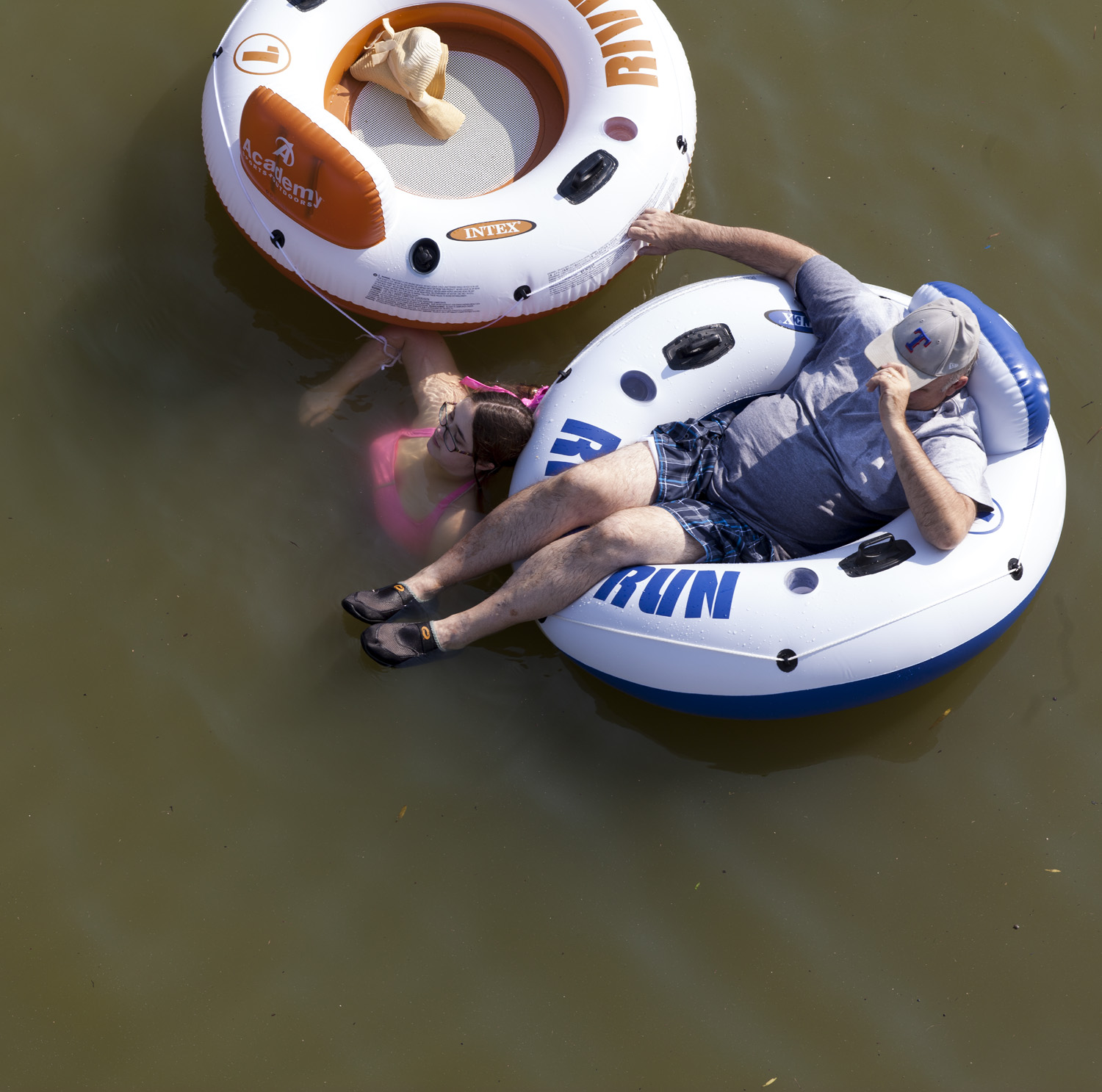 Inner tubes, Trinity River, July 2013. Terry Evans