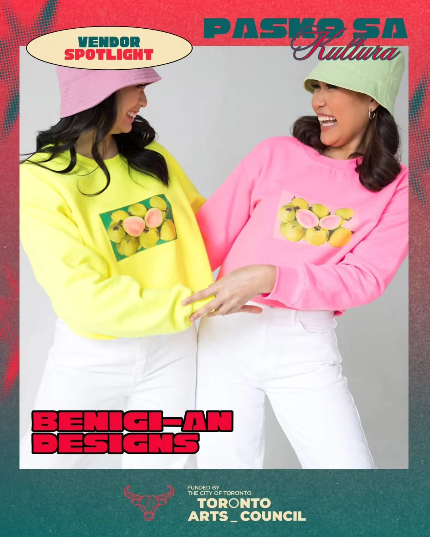 Meet Benigi-an Designs (@benigiandesigns), bringing vibrant colours and patterns inspired by the natural landscapes of the Philippines! These designs tell stories of land, remembrance, belonging, and connection.

Visit their booth at Pasko sa Kultura