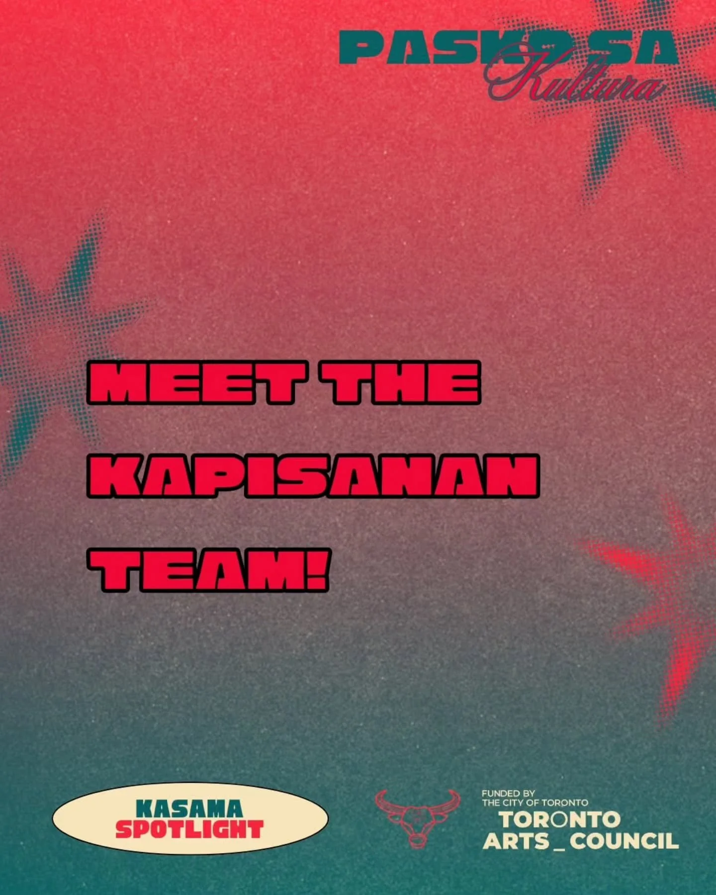 Meet the kasamas behind Pasko sa Kultura 2025 💛

Carla Ferrer (she/they/he), Volunteer Coordinator
Jose Cacho-Lim (he/him), Kapisanan&rsquo;s Executive Director
Nerupa Somasale (she/her), Showrunner
Maria Patricia Abuel (she/her), Program Manager

?