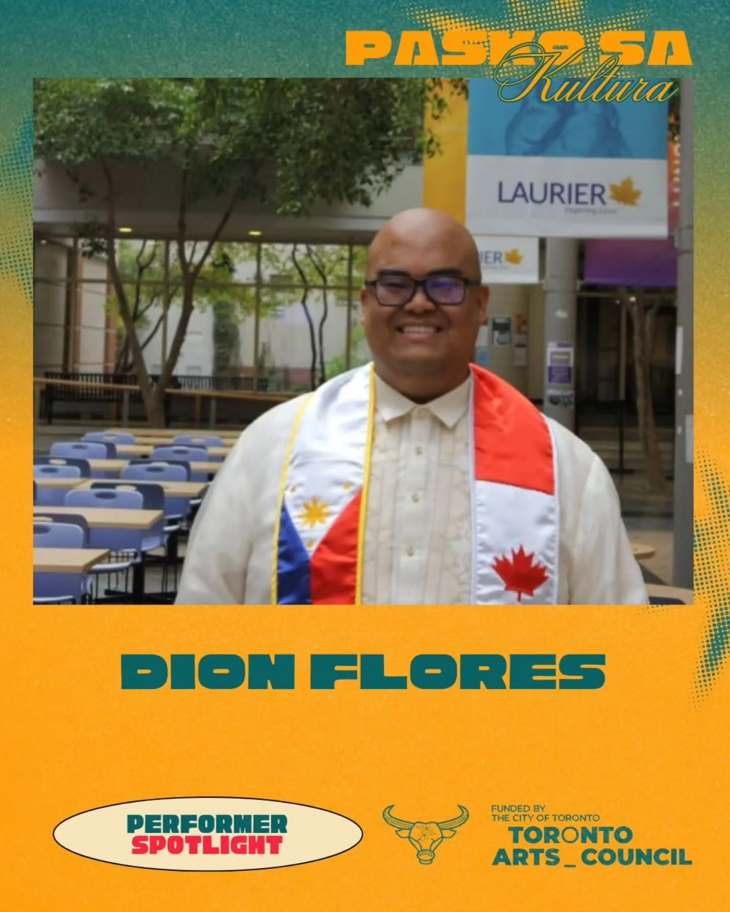 We are thrilled to welcome Dion Flores (@dionjflores) to Pasko sa Kultura 2025!

Dion is a music educator, community musician, conductor, and pianist trained at Wilfrid Laurier University and Memorial University. With over 25 years of musical experie
