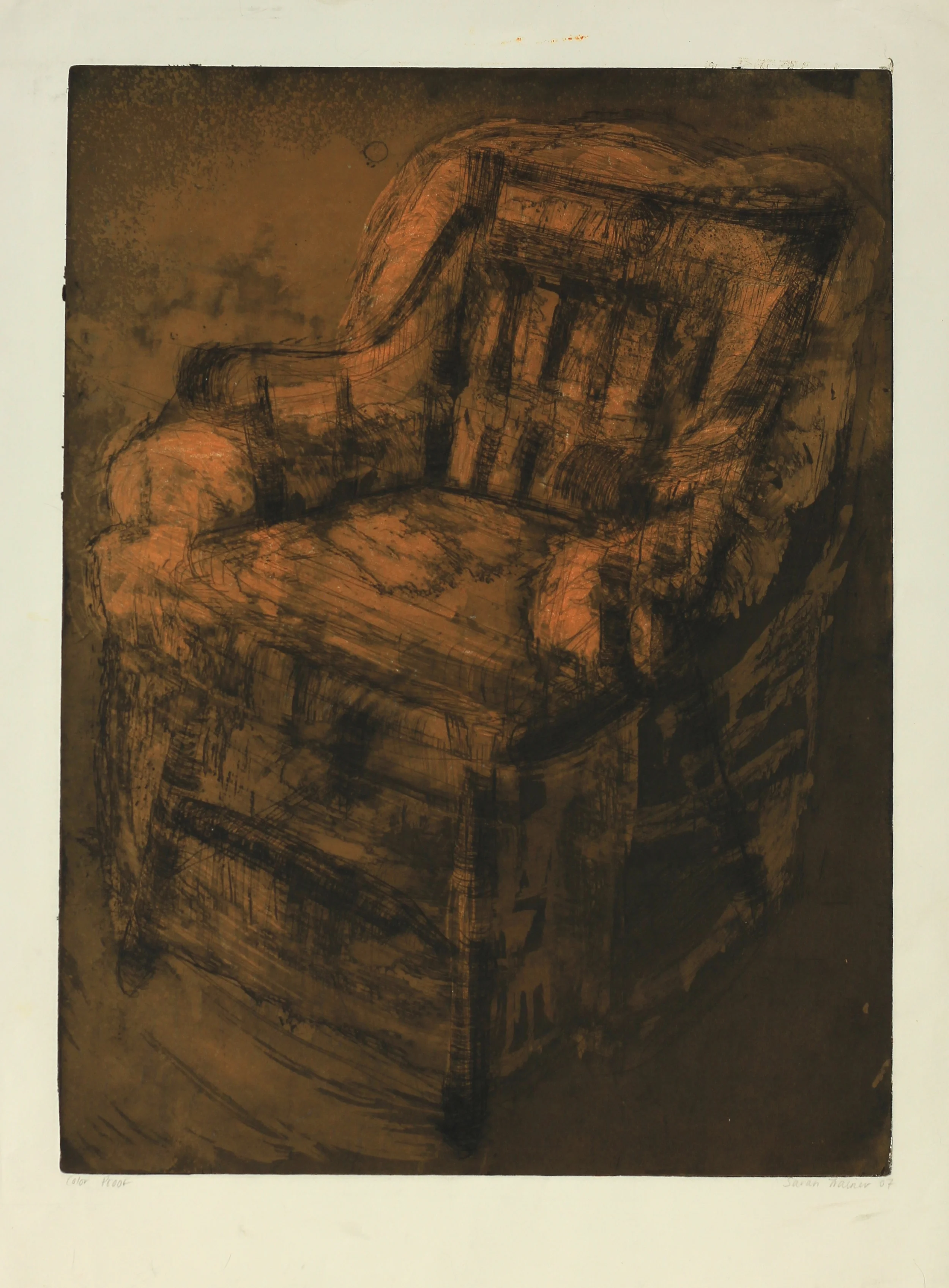 Chair Color Variant Orange
