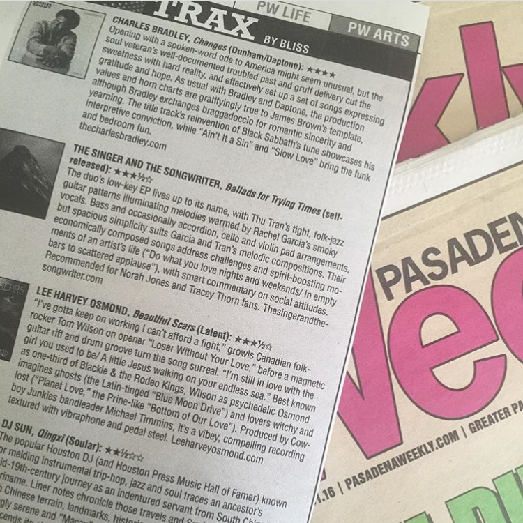 Press for Ballads for Trying Times